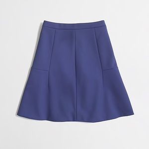 Jcrew Flared Skirt in Baroque Blue